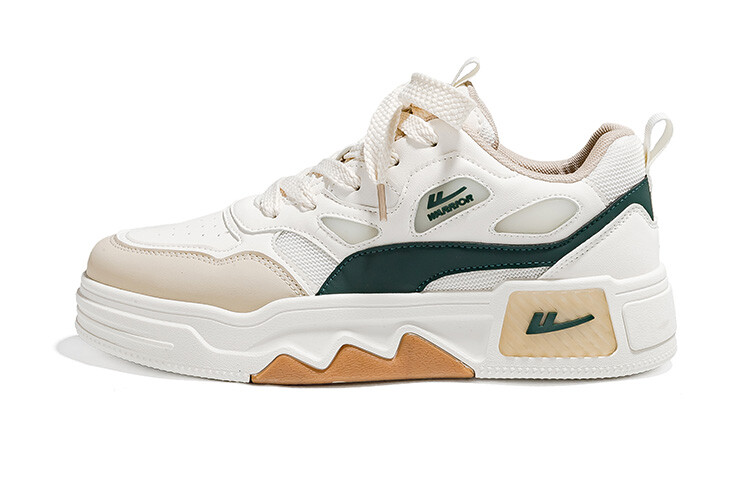 

Кроссовки WARRIOR Skateboarding Shoes Men Mid-top Green, зеленый