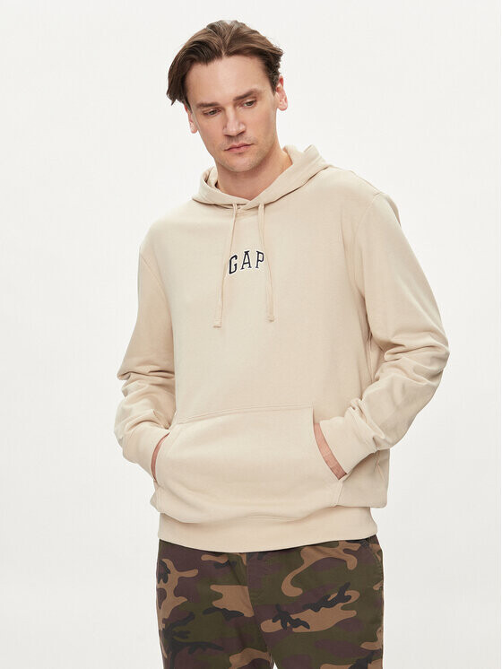 

Толстовка обычного кроя Gap, бежевый