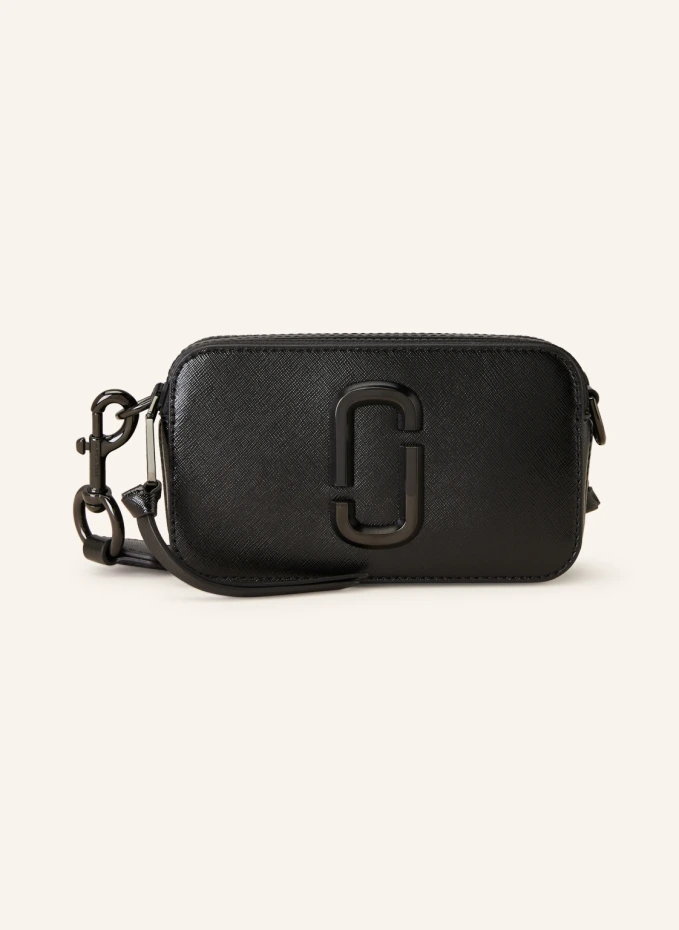 

Сумка через плечо из сафьяновой кожи snapshot dtm Marc Jacobs, черный