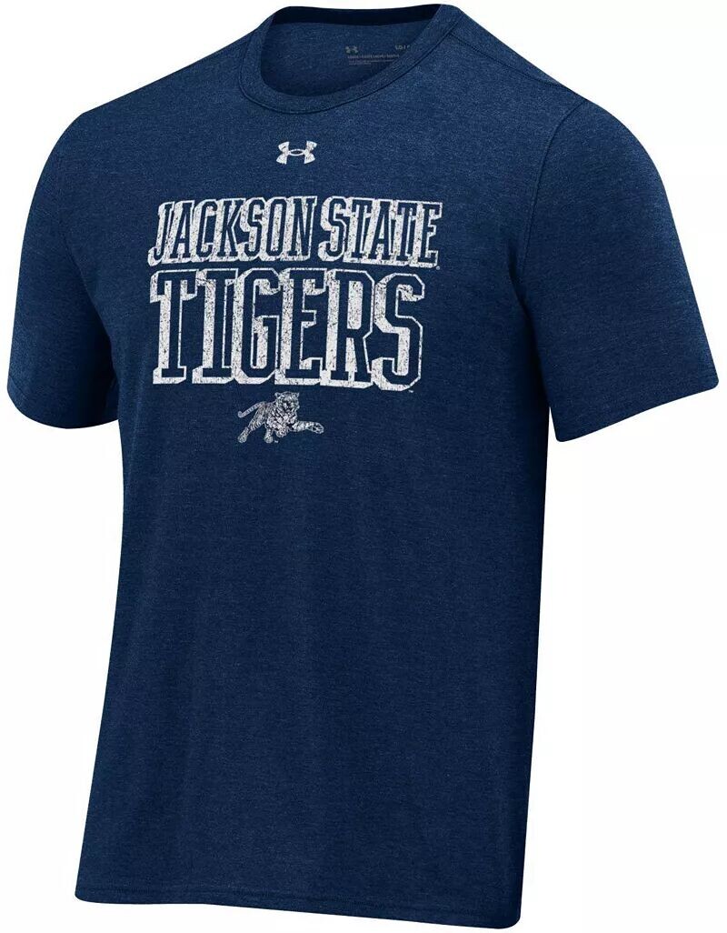 

Темно-синяя женская футболка на каждый день Under Armour Jackson State Tigers