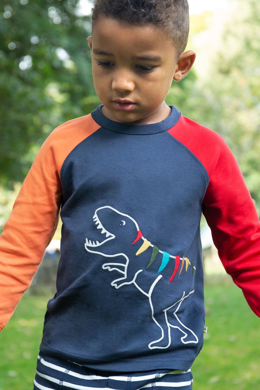 

Топ Blue Jake с аппликацией Frugi, синий
