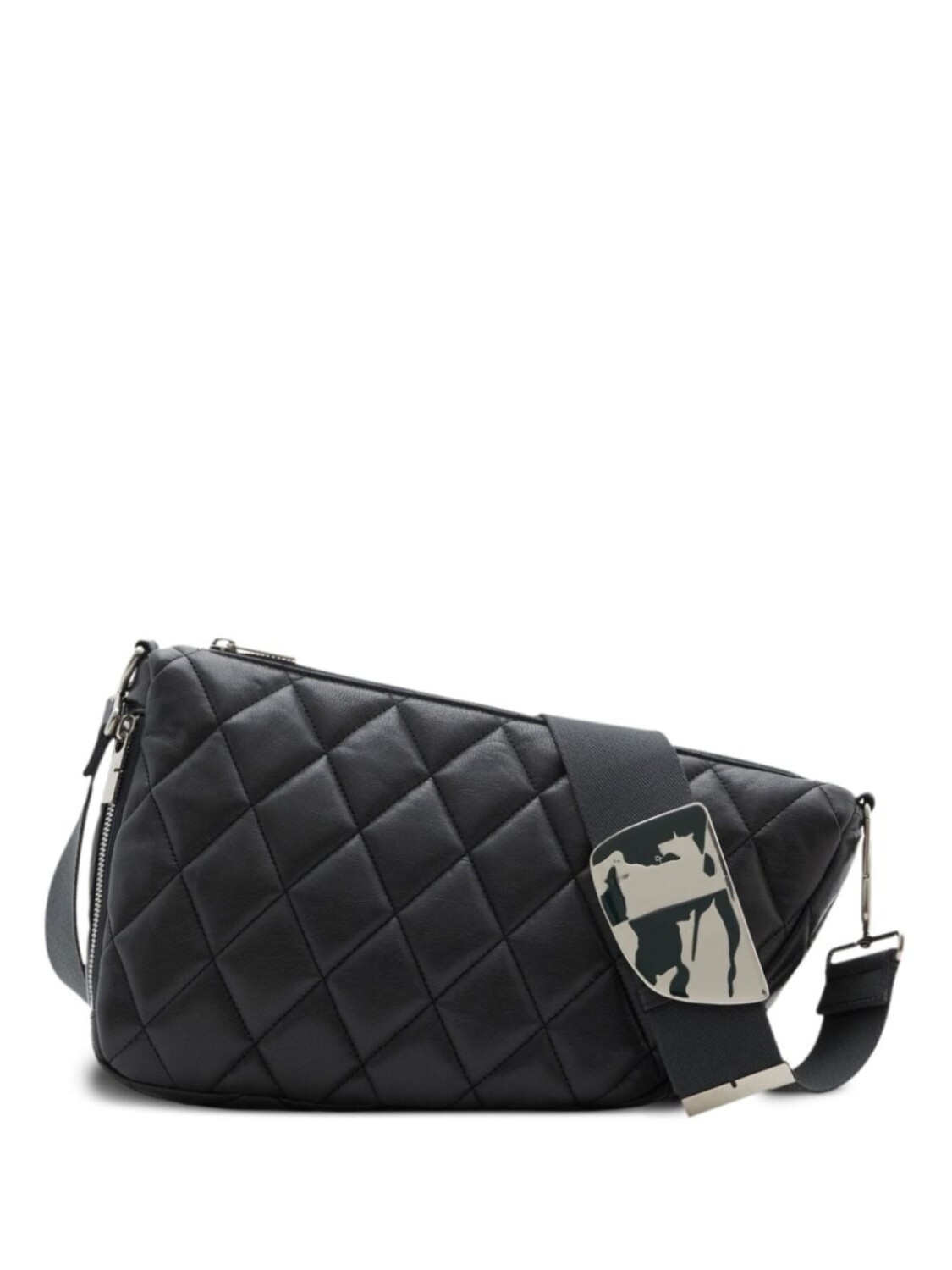 

Стеганая сумка на плечо Shield Burberry, черный