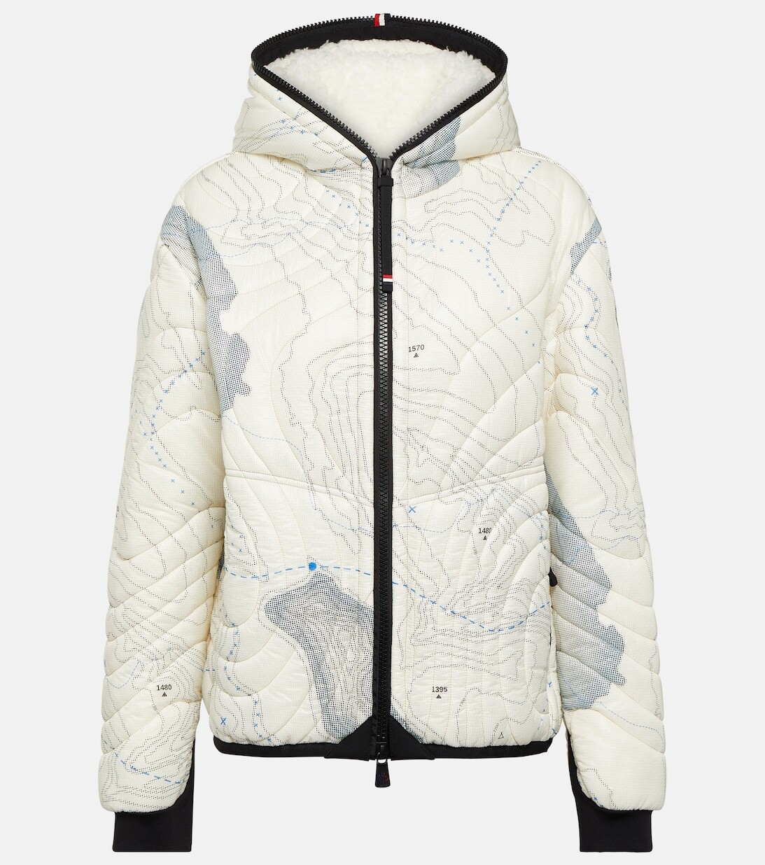 

Стеганая куртка Niverolle с принтом MONCLER GRENOBLE, белый