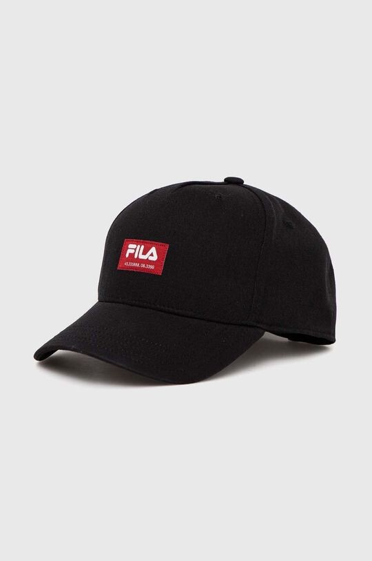 

Бейсболка из хлопка Fila, черный