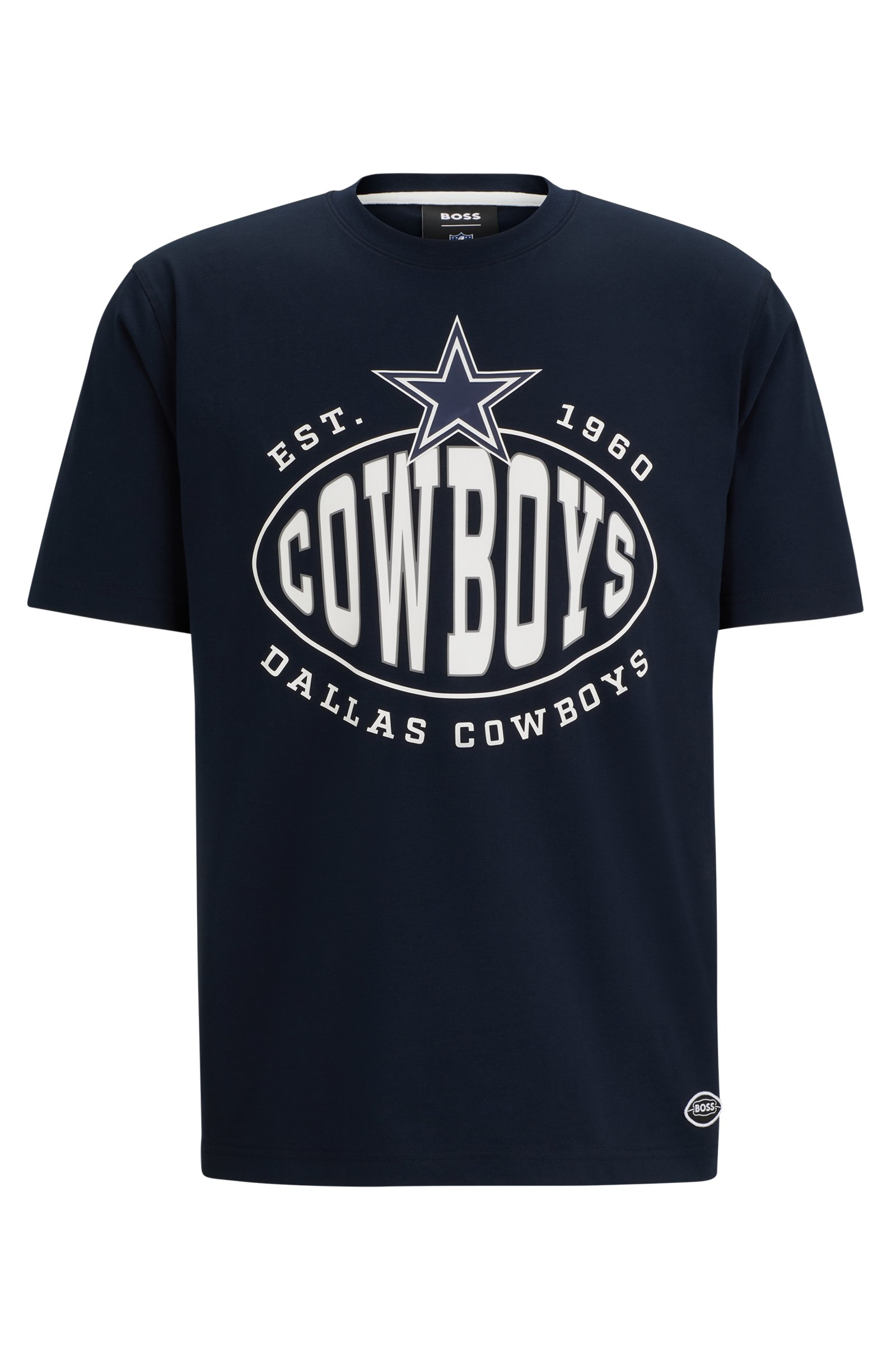 Футболка Boss X Nfl Stretch-cotton Collaborative Branding, Cowboys