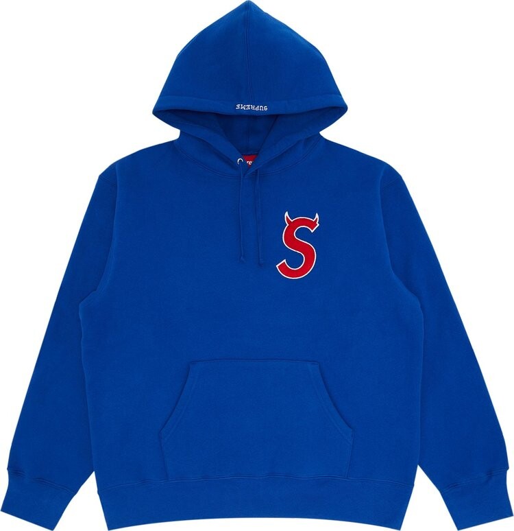 

Толстовка Supreme S Logo Hooded Sweatshirt 'Royal', синий