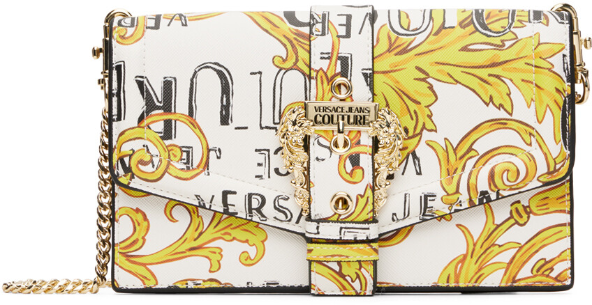 

Белая сумка с пряжкой Versace Jeans Couture