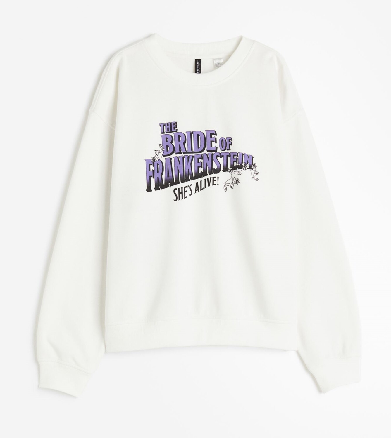

Свитшот H&M Universal Monsters Printed, светло-бежевый
