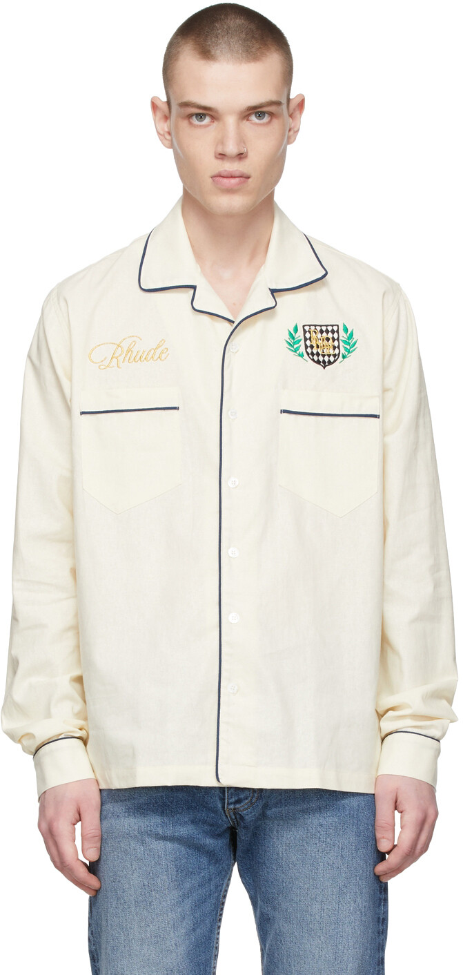 

Льняная рубашка Off-White Rhude