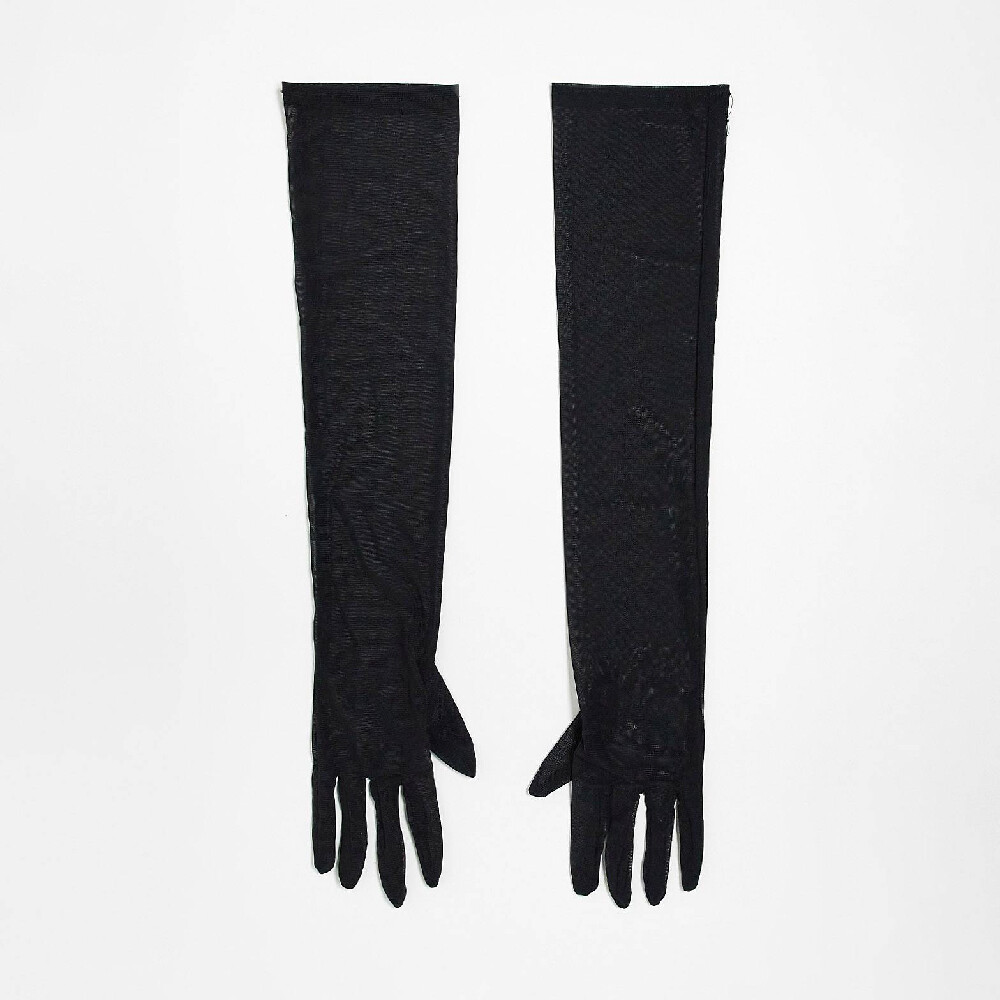 

Перчатки My Accessories London Curve Halloween Mesh, черный