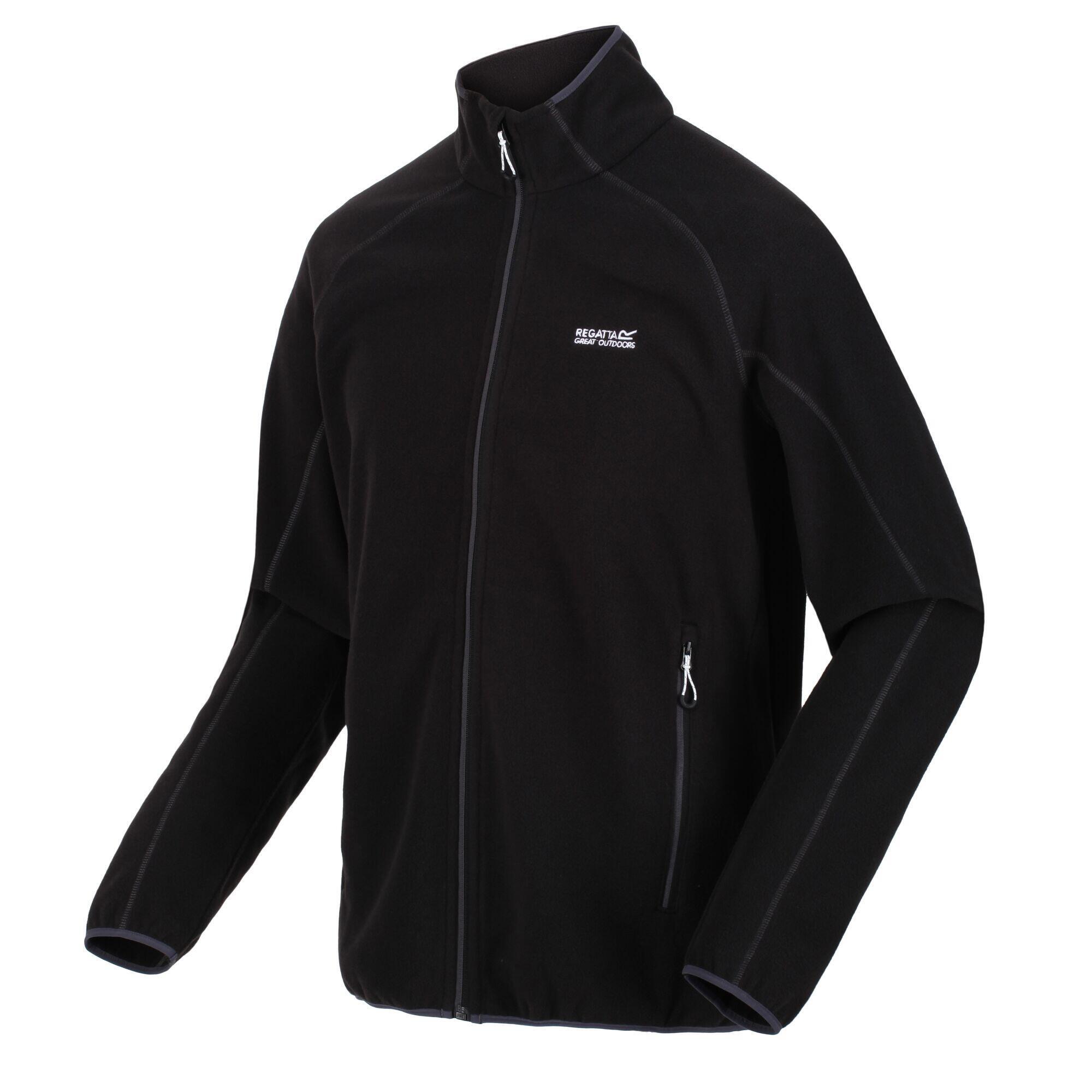 Куртка Regatta Hadfield мужская флисовая, черный