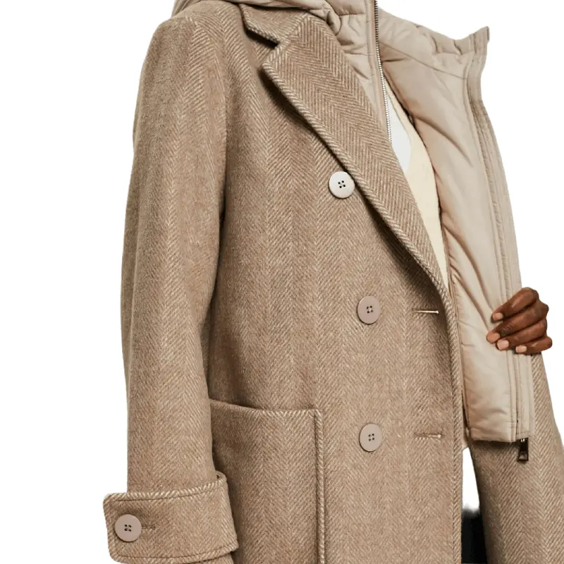 Пальто утепленное Esprit Collection, бежевый – заказать из-за границы с ...