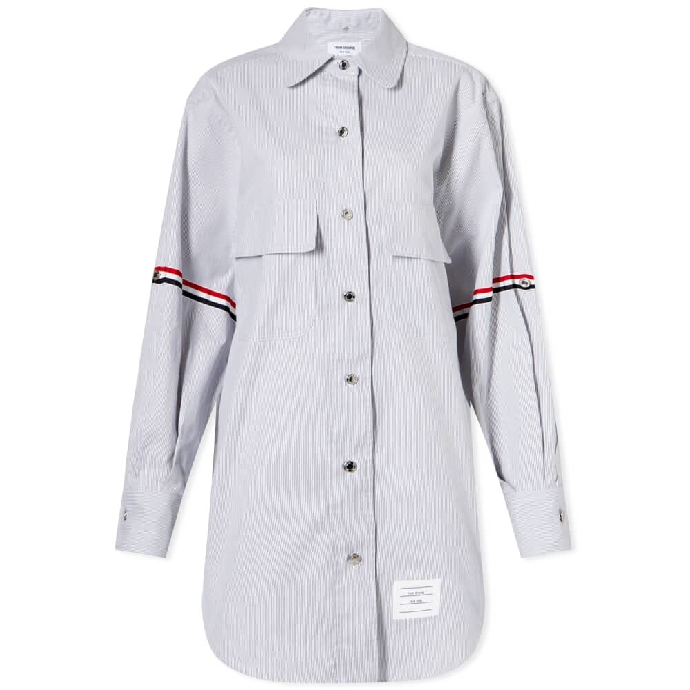 

Платье Thom Browne RWB Armband Pincord Shirt Dress