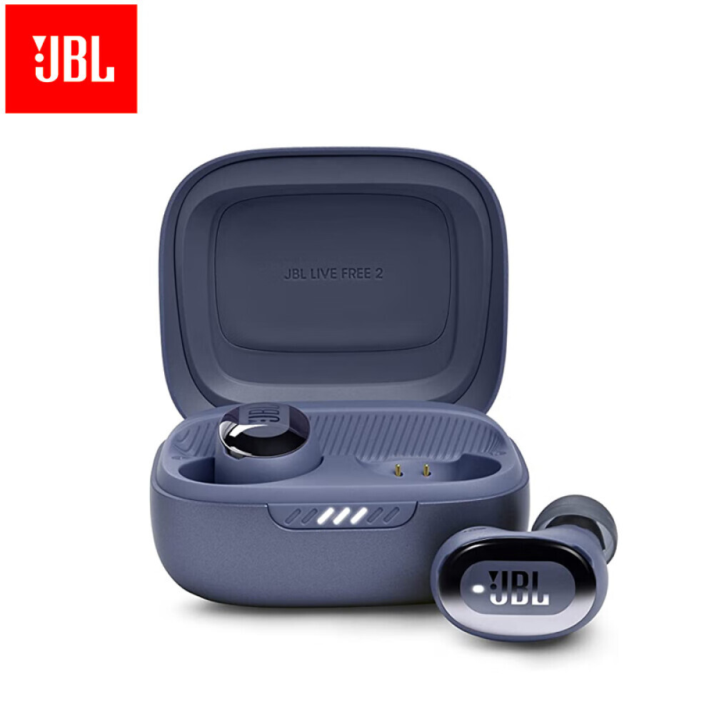 

Беспроводные наушники JBL LIVE FREE2 Squelch bean headset с активным шумоподавлением, синий