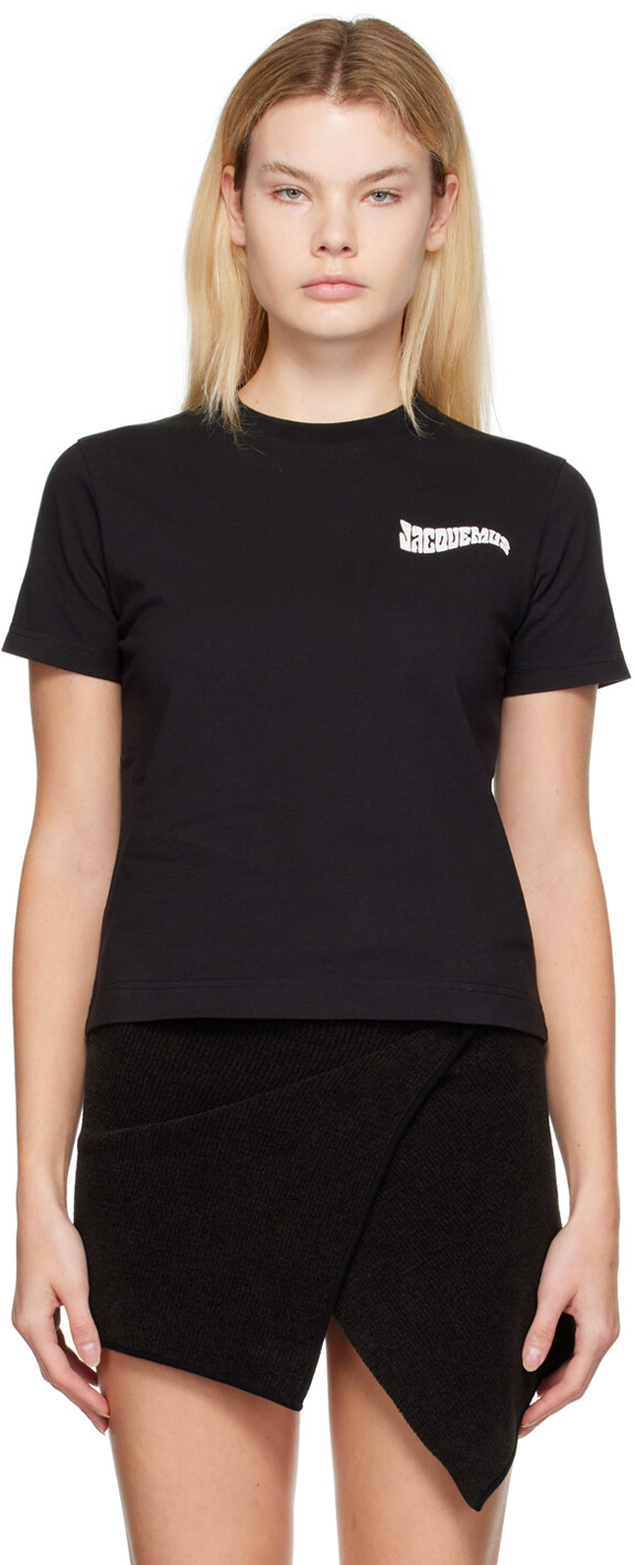 

Черная футболка Le T-Shirt Камарг Jacquemus, Черный