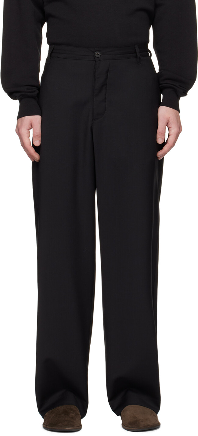 

Black Kenzai Trousers The Row, Черный, Black Kenzai Trousers The Row