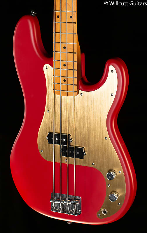 цена Squier 40th Anniversary Vintage Edition Precision Bass Satin Dakota Red (423) Squier 40th Anniversary Edition Precision Bass (423)