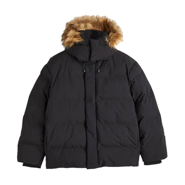 

Куртка H&M Water-Repellent Puffer, черный