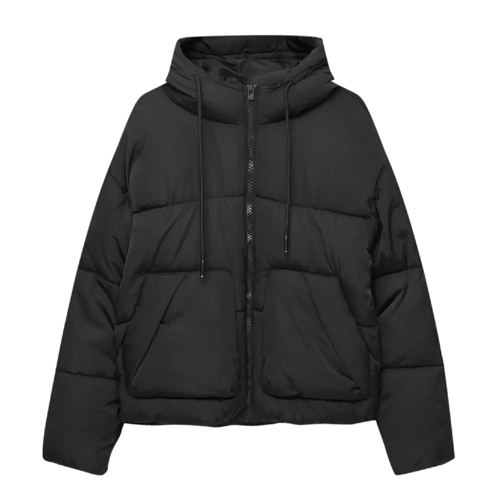 

Куртка Pull&Bear Puffer, черный
