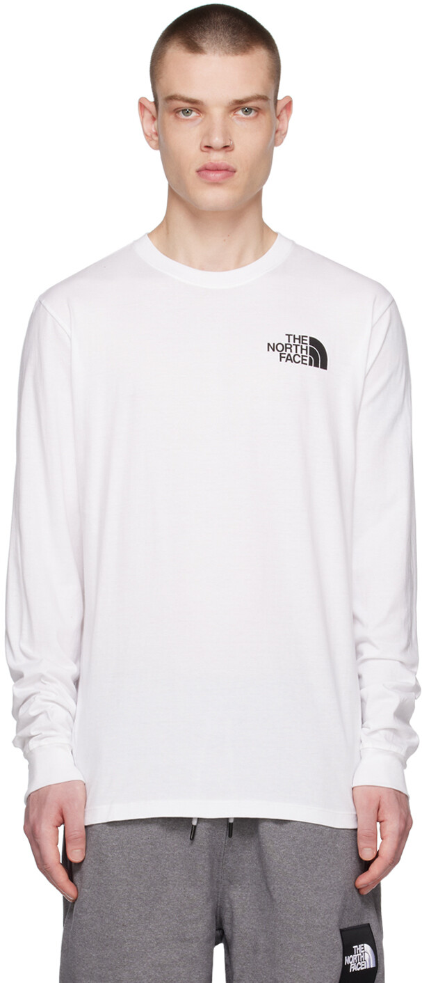 

Белая футболка с длинным рукавом NSE Box The North Face, Белый