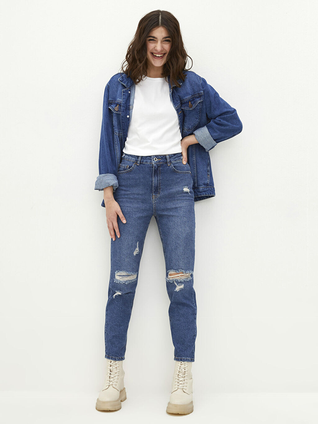 

Женские джинсы Rodeo с завышенной талией и карманами с высокой талией LCW Jeans