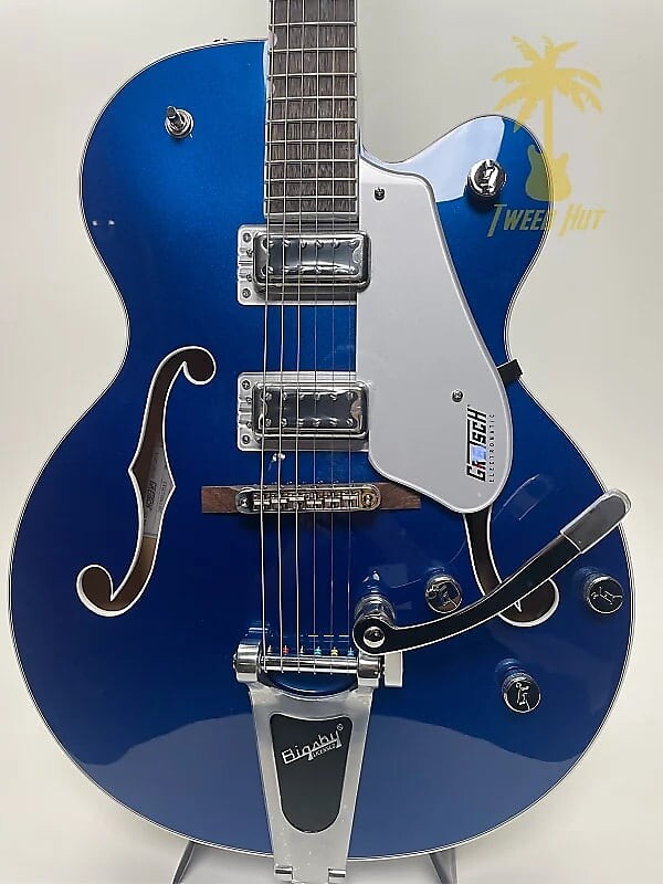 

Gretsch G5420T Electromatic Classic Hollow Body Single-Cut, Bigsby, Laurel, Azure Metallic
