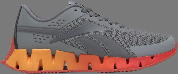 

Кроссовки zig dynamica 2 big kid 'grey dynamic red' Reebok, серый