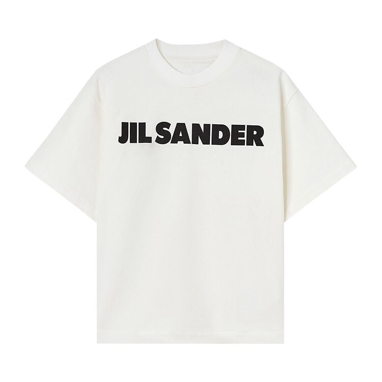 

Футболка Jil Sander Logo Printed T-Shirt 'Porcelain', белый