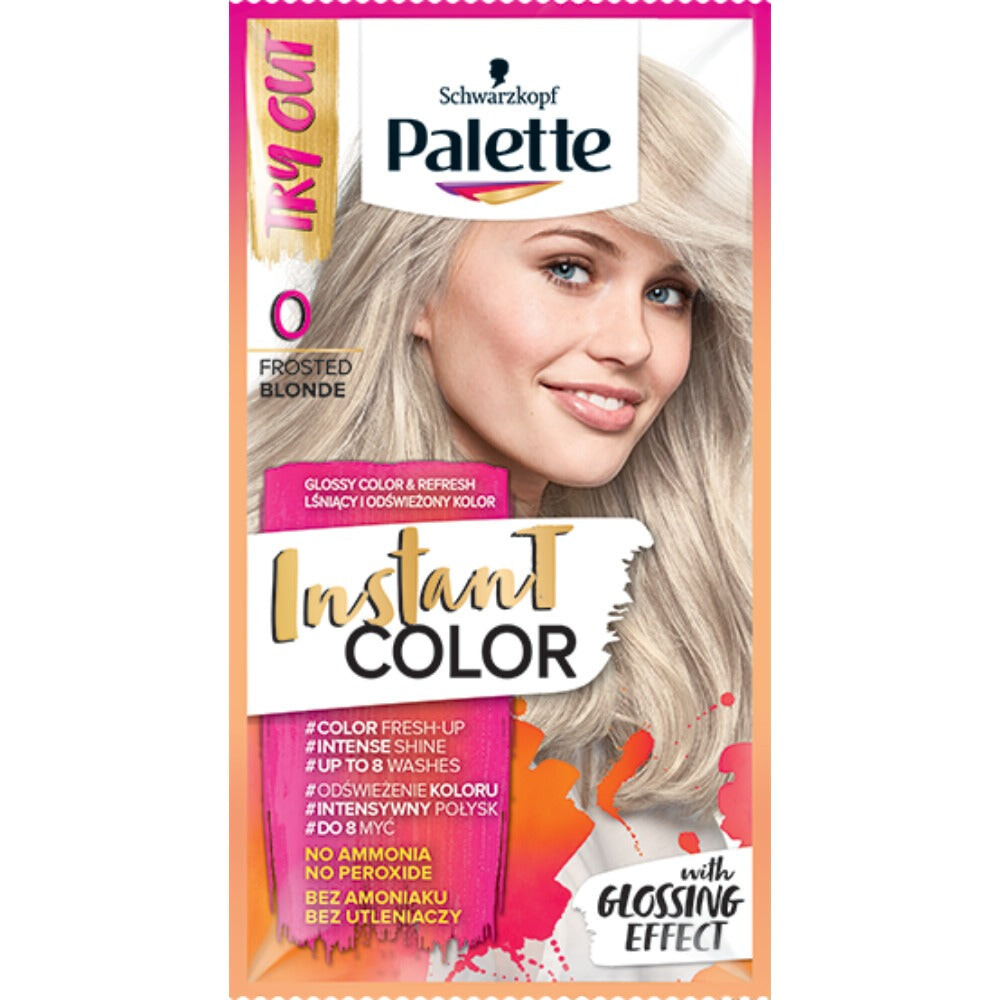 

Palette Окрашивающий шампунь Instant Color на 8 стирок 0 Frozen Blond 25мл