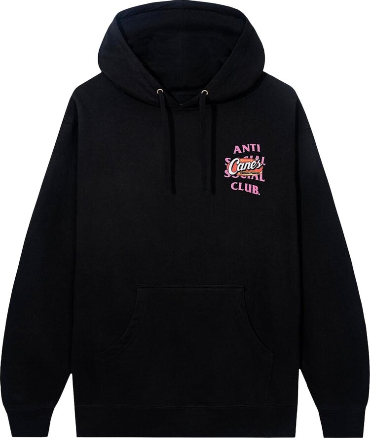 

Худи Anti Social Social Club x Raising Canes Saucy Hoodie 'Black', черный