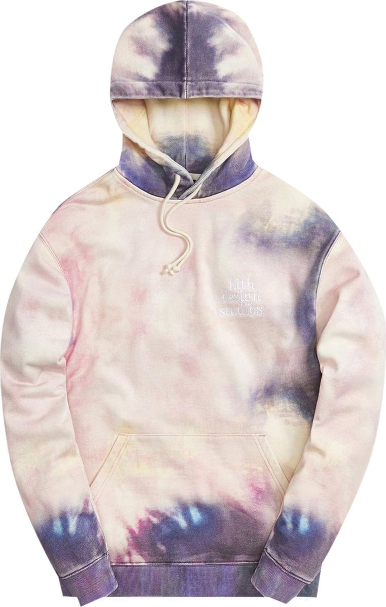 Худи Kith Tie Dye Williams III Hoodie 'Purple/Pink', разноцветный - фото