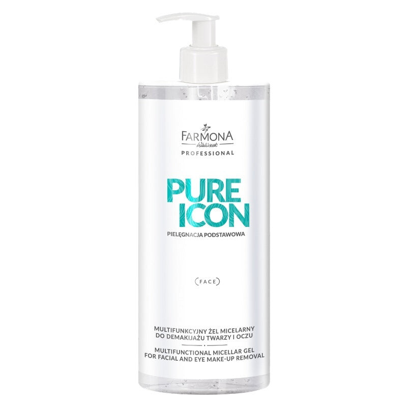 

Farmona Professional Pure Icon Многофункциональный мицеллярный гель для снятия макияжа с лица и глаз 500мл