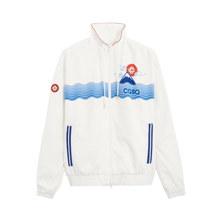 

Топ Casablanca Shell Suit Track Top 'White', белый