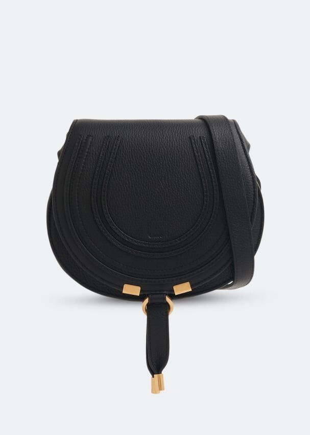 

Сумка кросс-боди CHLOÉ Marcie small saddle bag, черный