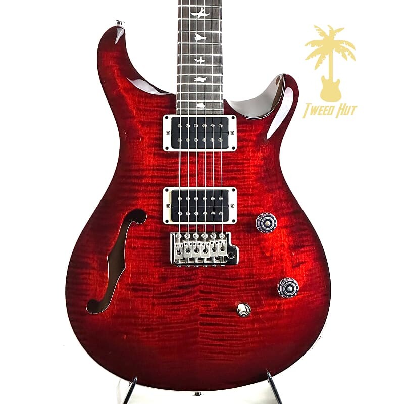 

PRS CE 24 Semi-Hollow Fire Red Burst