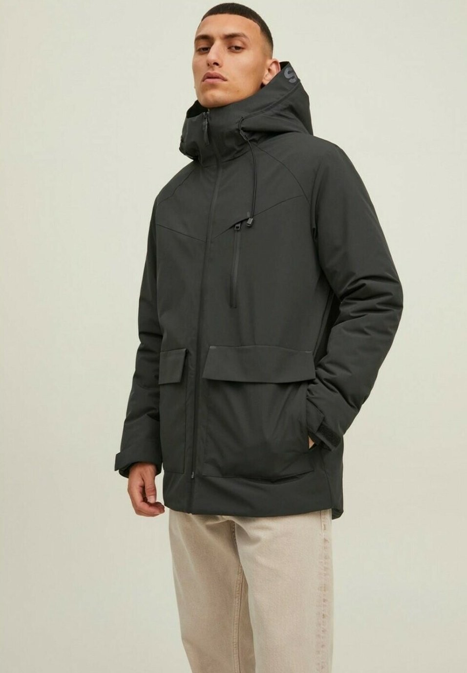 

Парка Jack & Jones с капюшоном, черный