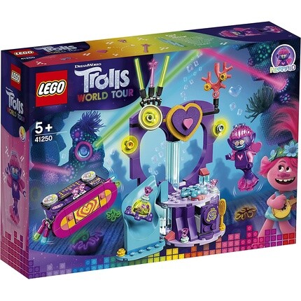 

Конструктор Lego 41250 Trolls вечеринка на техно рифе
