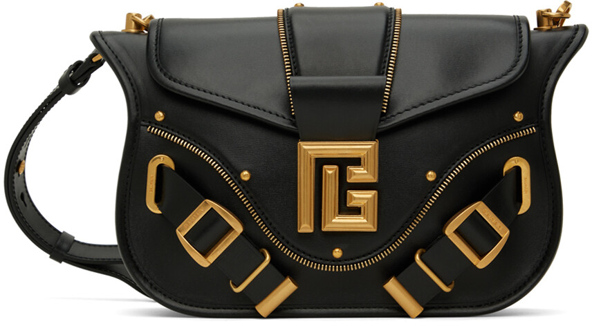 

Черная сумка \Пламя\"" Balmain