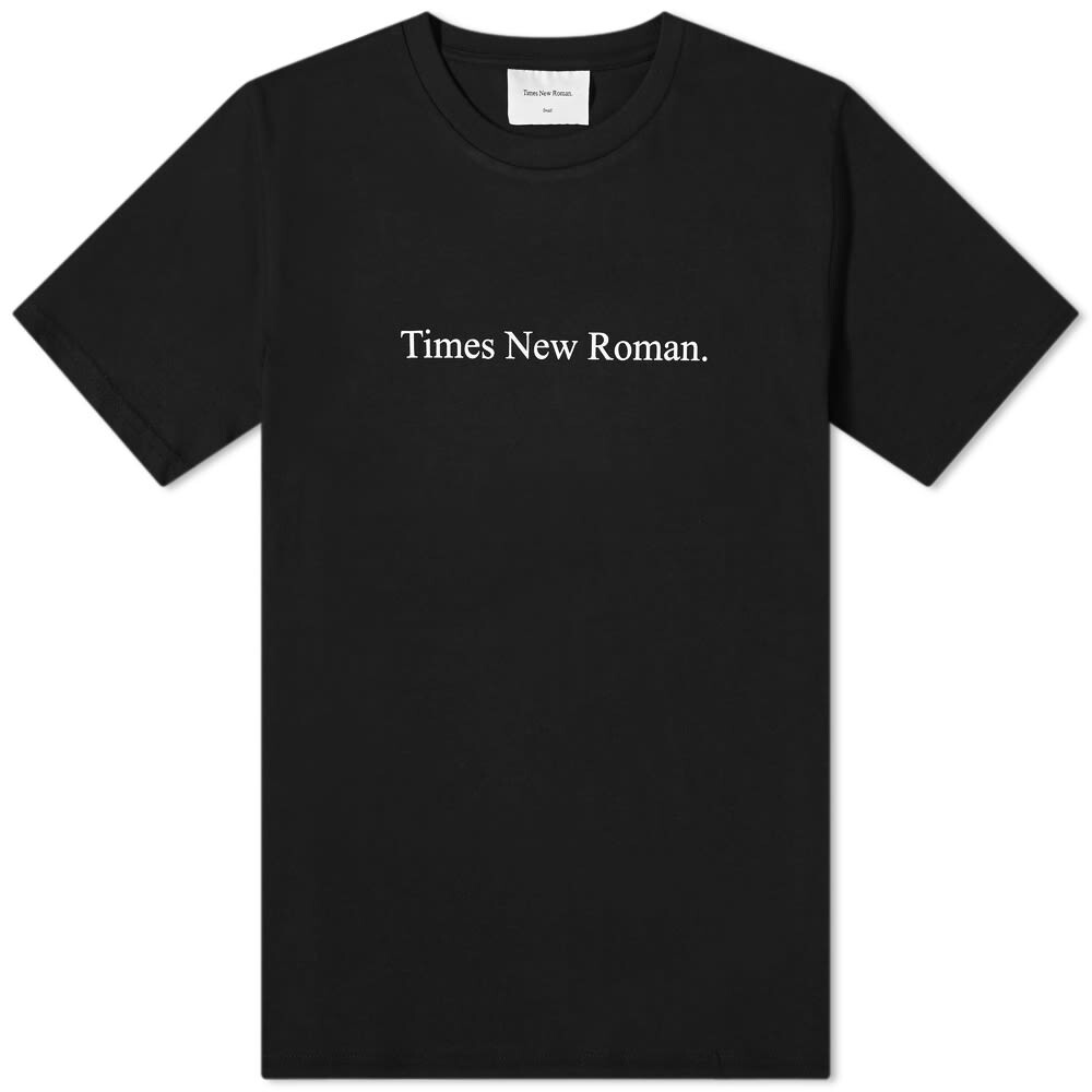 

Футболка Times New Roman Classic Logo Organic Tee