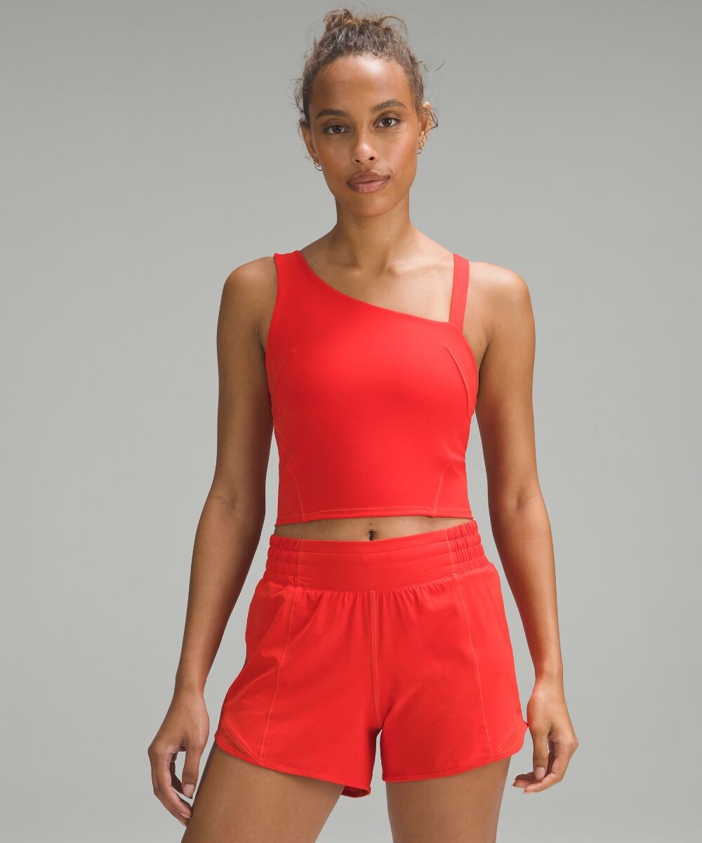 

Асимметричная теннисная майка Everlux Lululemon, красный