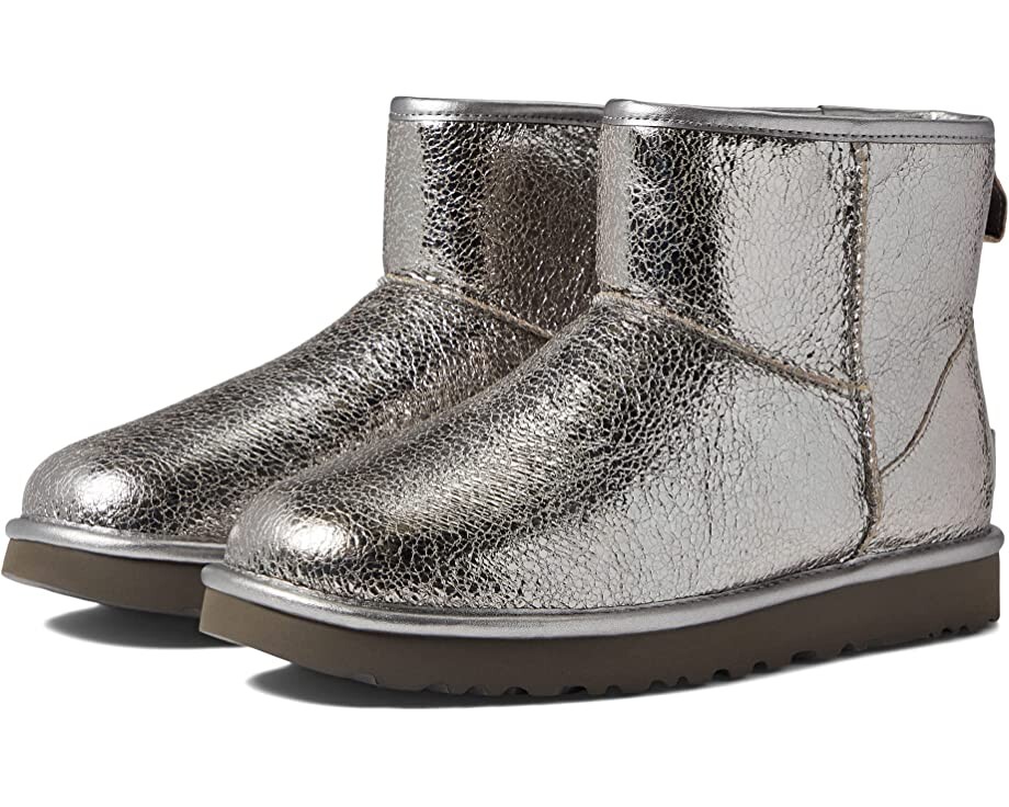 

Ботинки Classic Mini Metallic Sparkle UGG, бронзовый