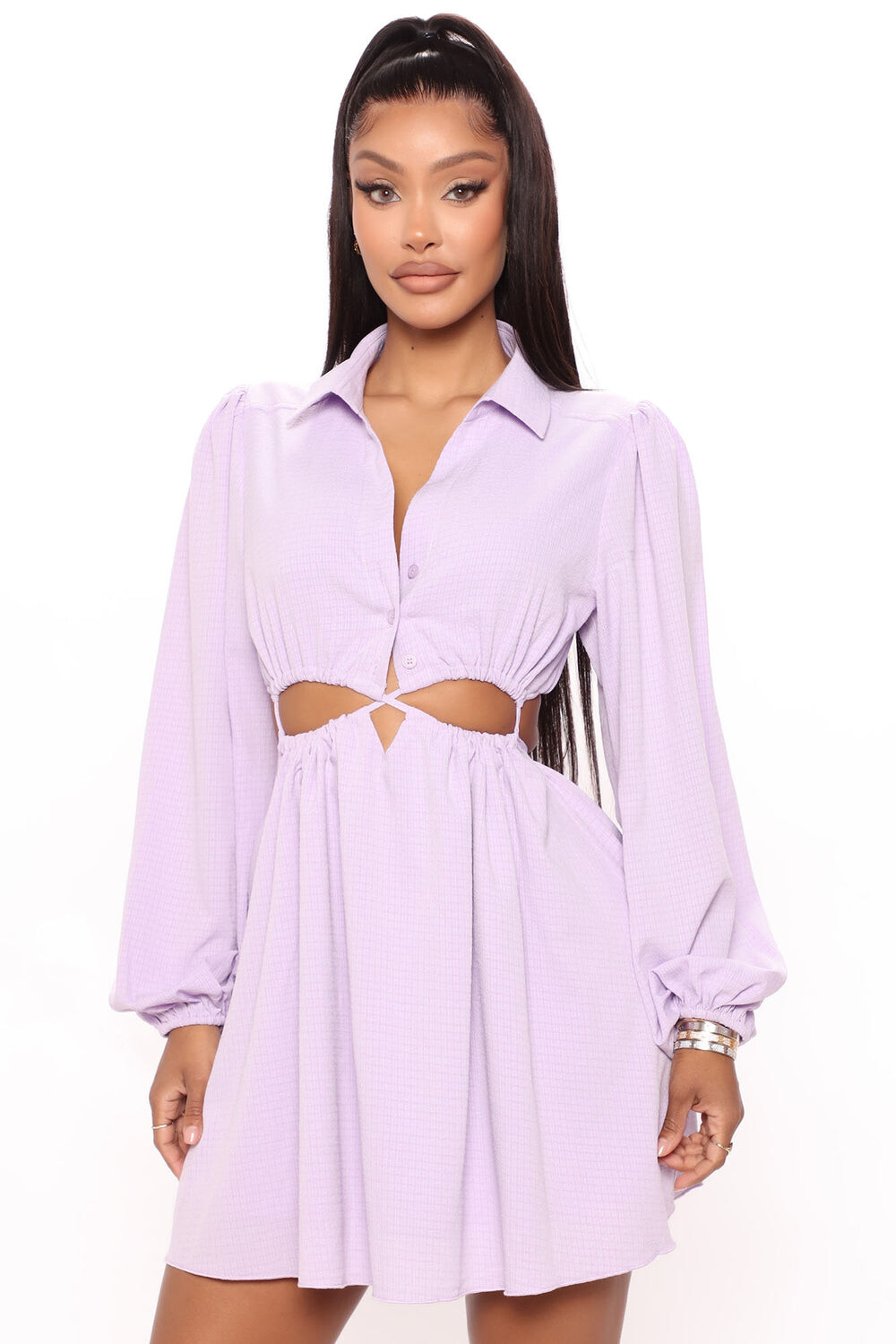 

Мини платье Fashion Nova 32189SK, фиолетовый