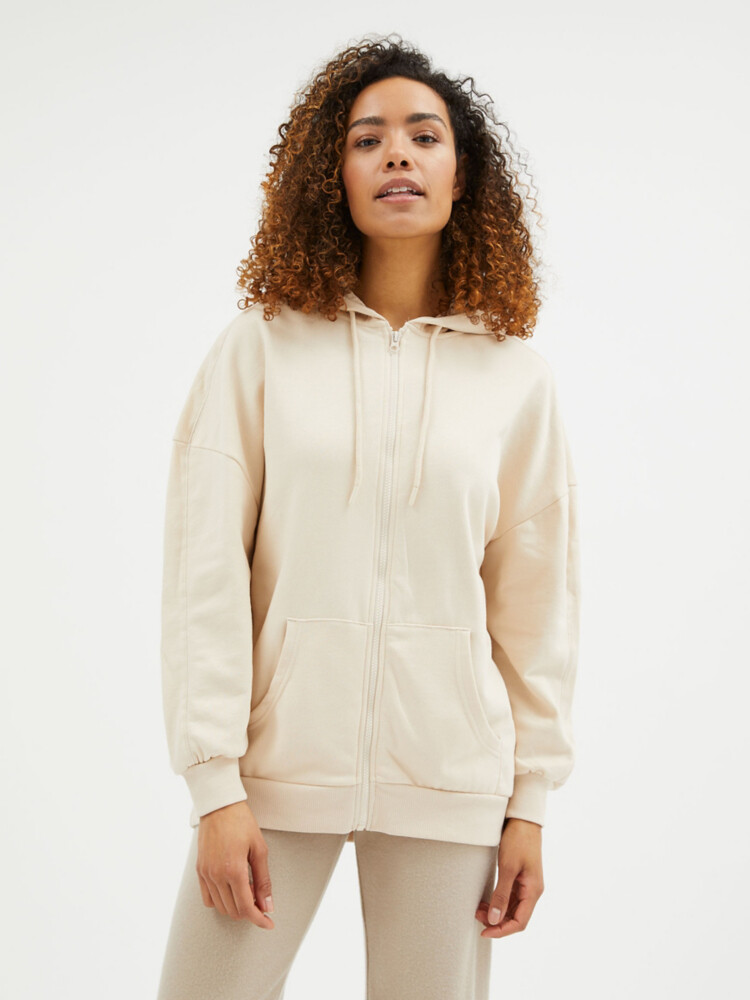 

Удлиненная толстовка Stone Oversized с капюшоном на молнии George.