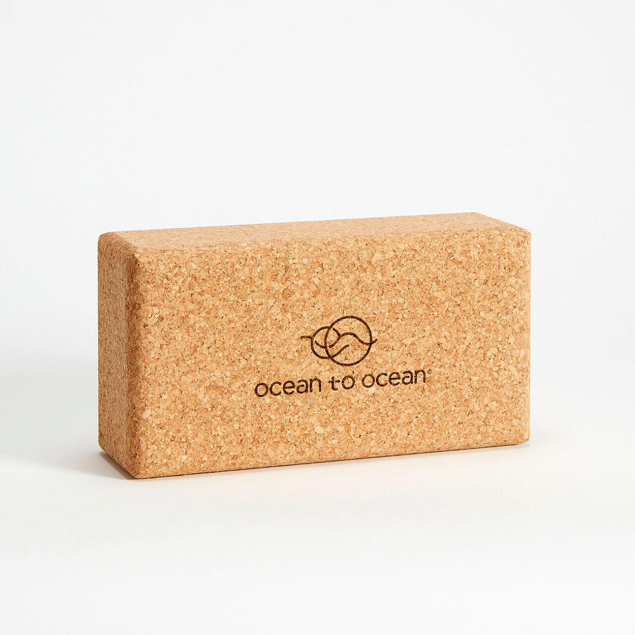

Блок йоги Ocean to Ocean — Cork Medium, коричневый