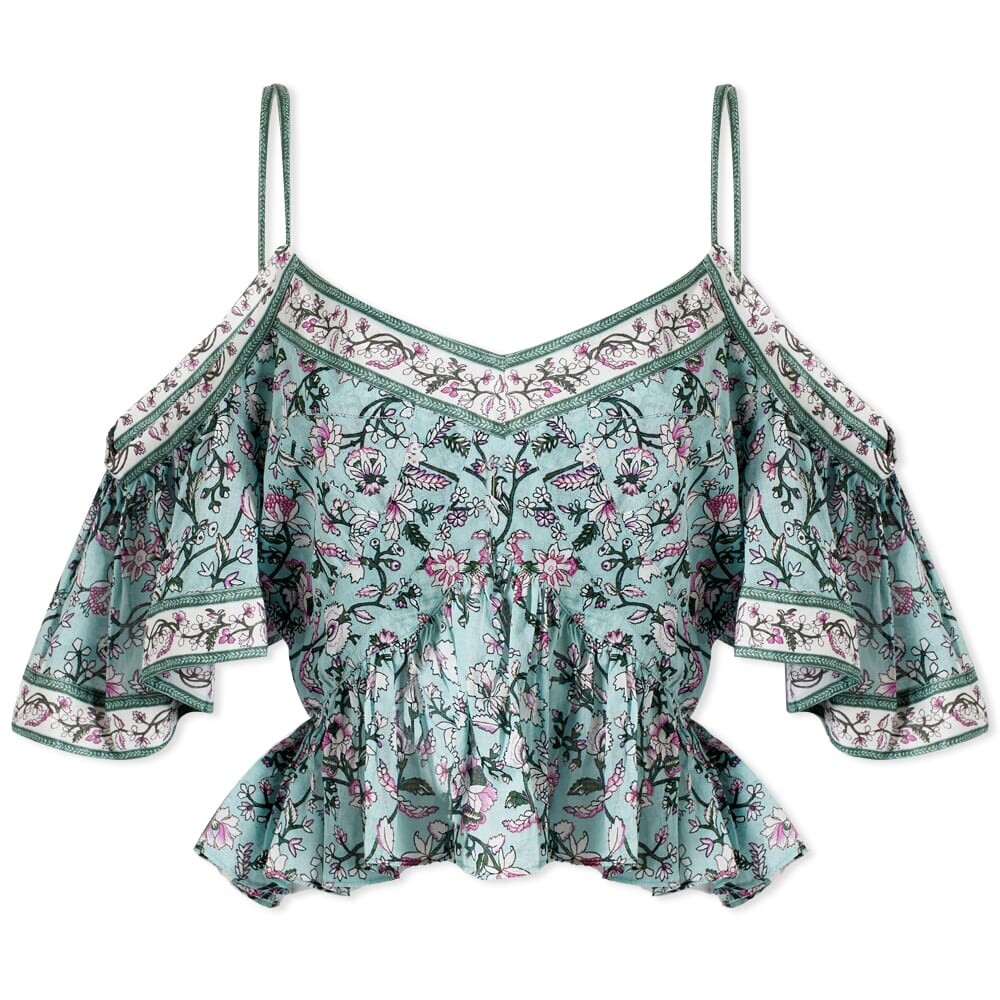 

Футболка Isabel Marant Étoile Garuva Floral Crop Top