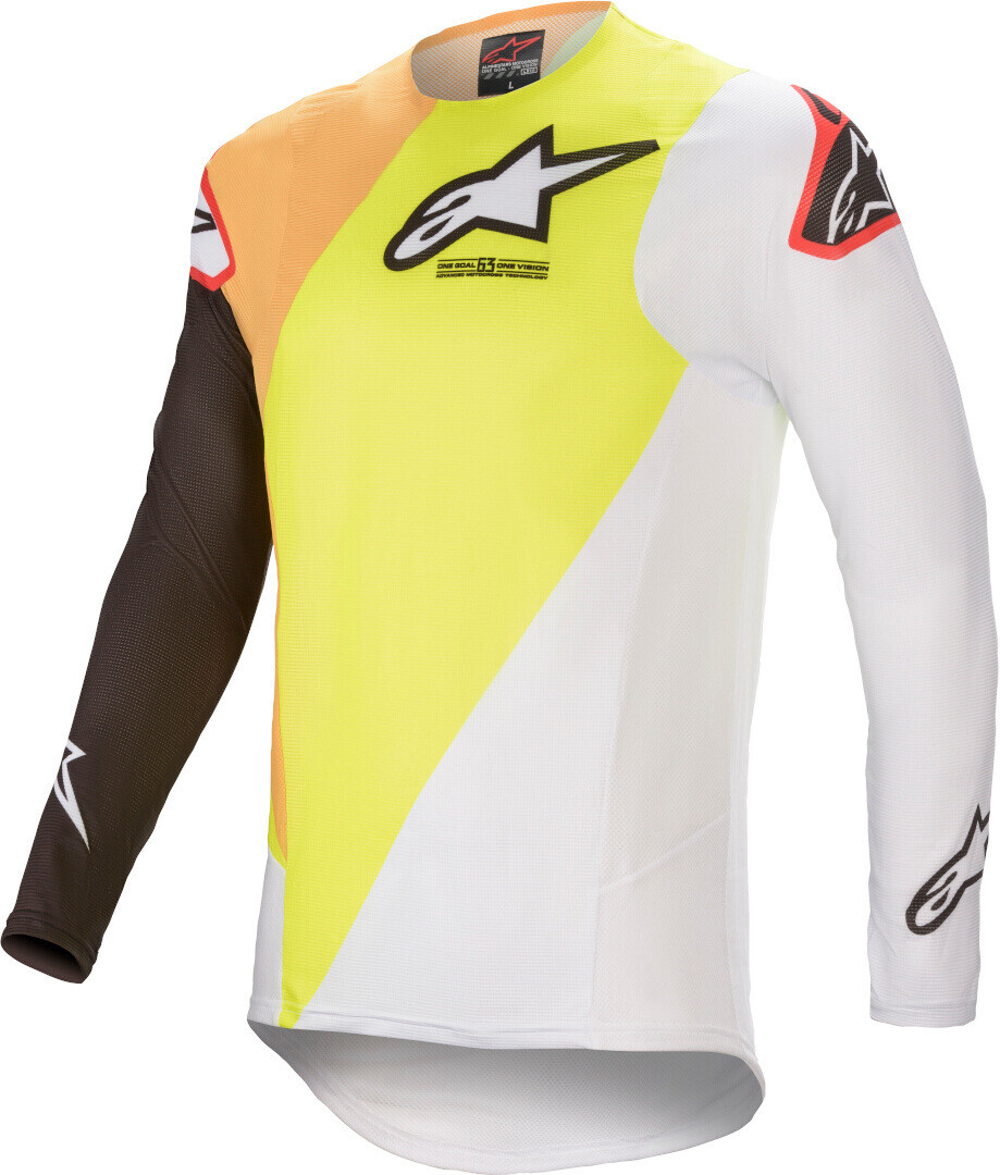 

Джерси Alpinestars Supertech Blaze, белый/желтый