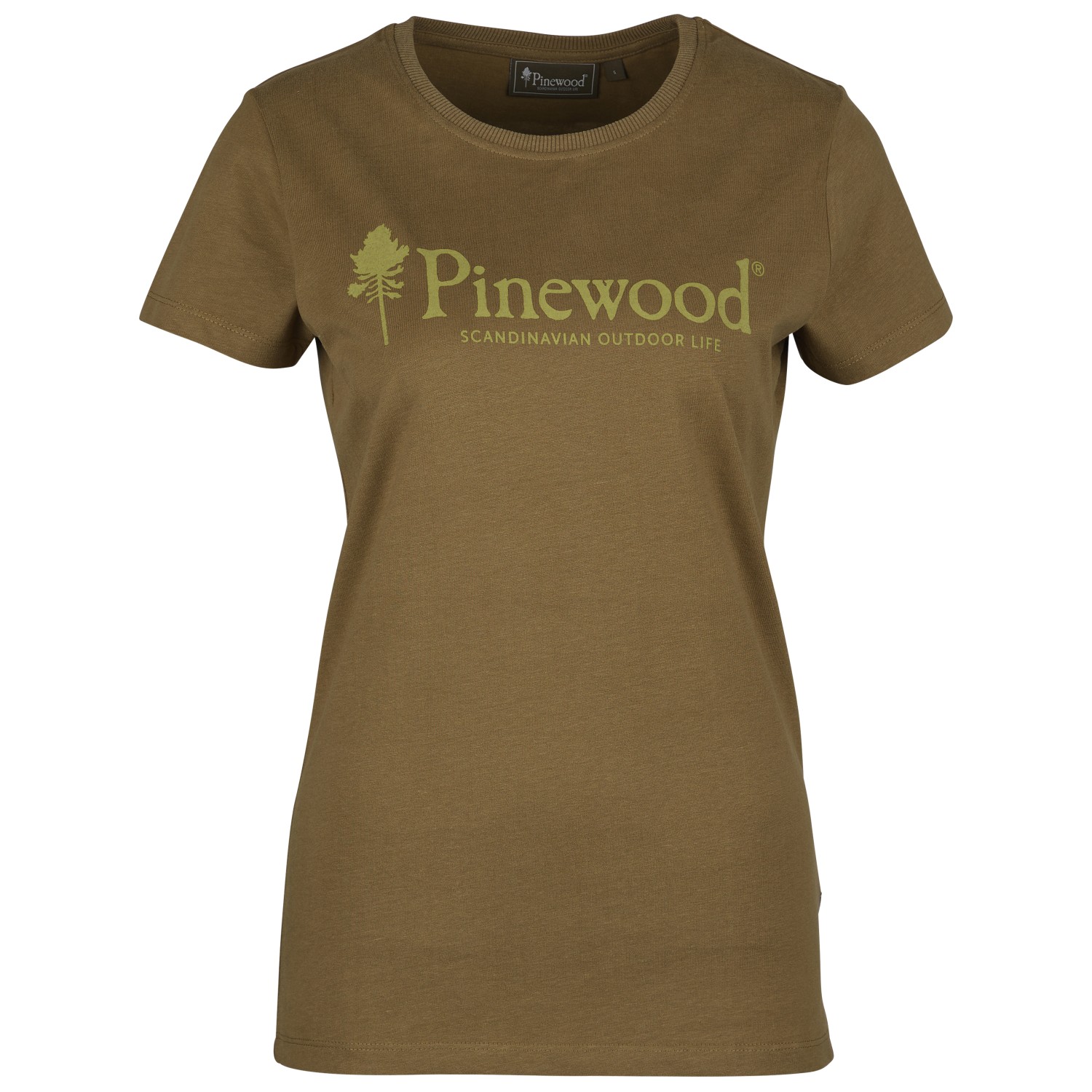 Футболка Pinewood Women's Outdoor Life Damen, цвет Hunting Olive