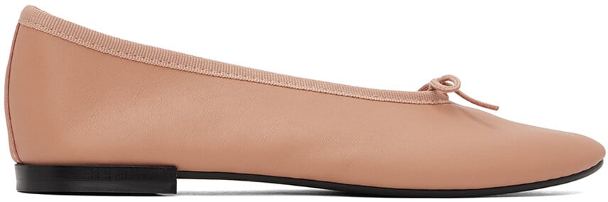 

Розовые балетки Lilouh Repetto