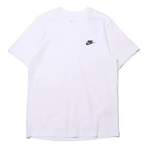 

Футболка Nike Essential Embroidered Crew-neck Short Sleeve, черный/белый