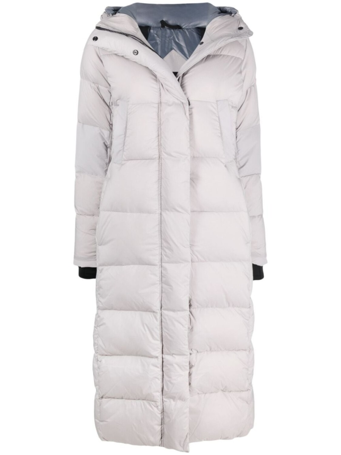 

Canada Goose длинный пуховик, серый